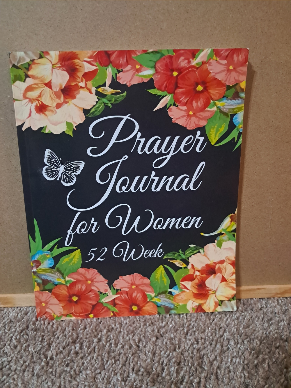 Prayer Journal for Women - Floral Black Cover (Multicolor)